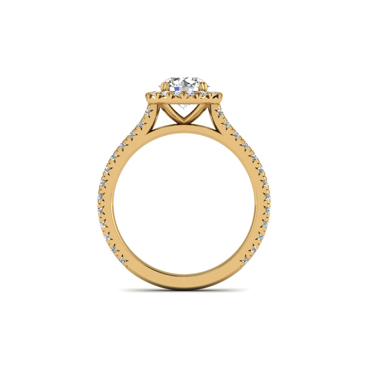 Alison Halo Engagement ring